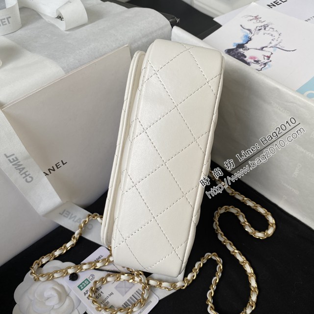 Chanel專櫃新款鏈條斜挎女包 AP3484 香奈兒23B金屬手環翻蓋手機包 djc6166